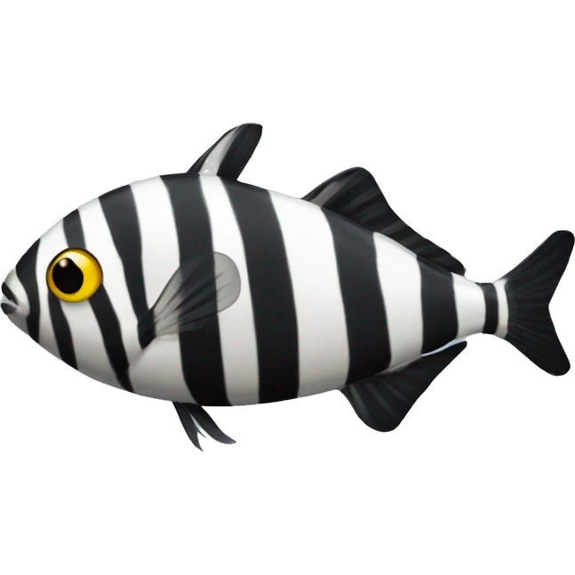 Zebra fish hybrid emoji