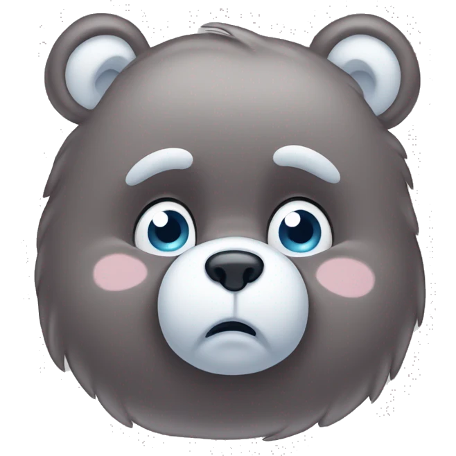 grumpy care bear emoji