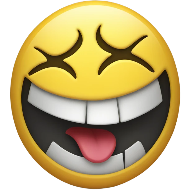 Classic smiley face shaking its head in despair  emoji