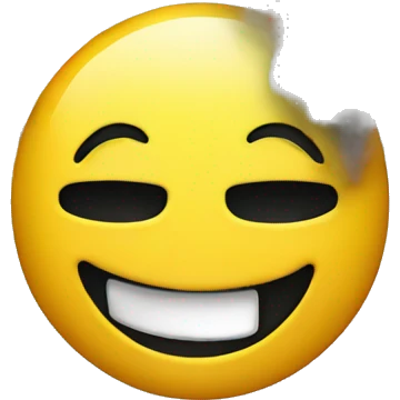 Smiley smoke emoji