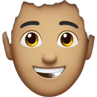 smile emoji with grapes for hair emoji