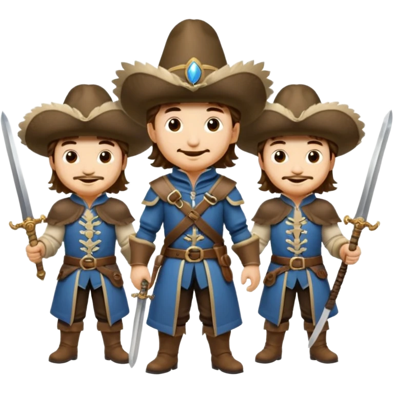3 musketeers emoji