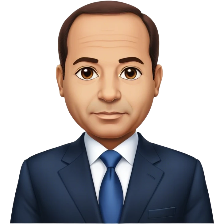 Egyptian President Abdel Fattah al-Sisi emoji