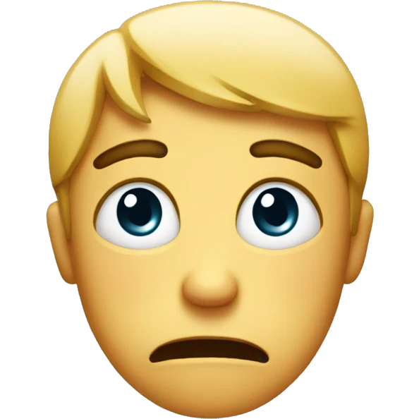 sorry sad face emoji