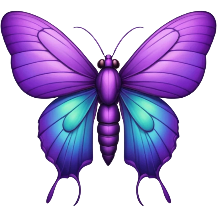 purple moth emoji