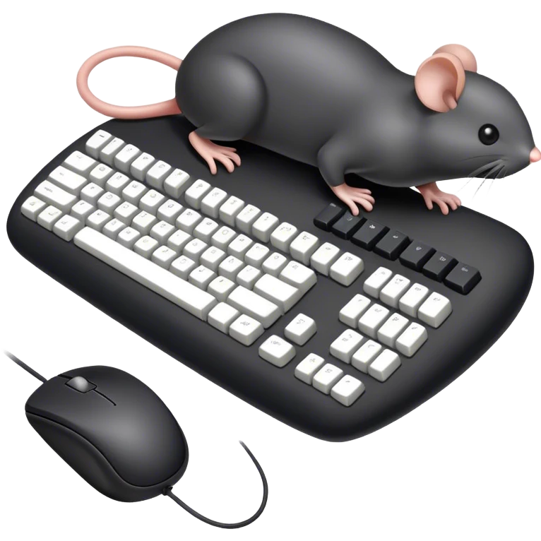 mouse and keyboard emoji