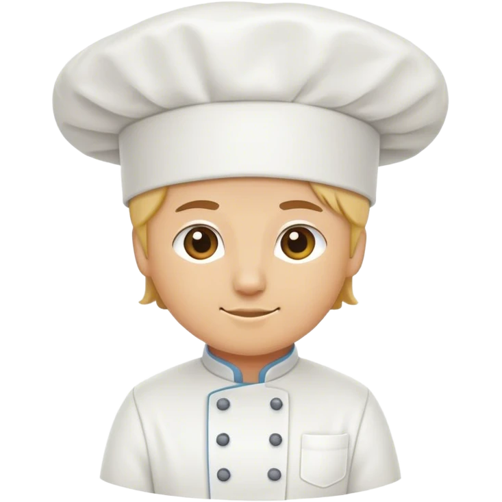 plain white chefs hat emoji