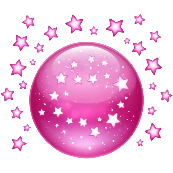 Pink sparkles emoji