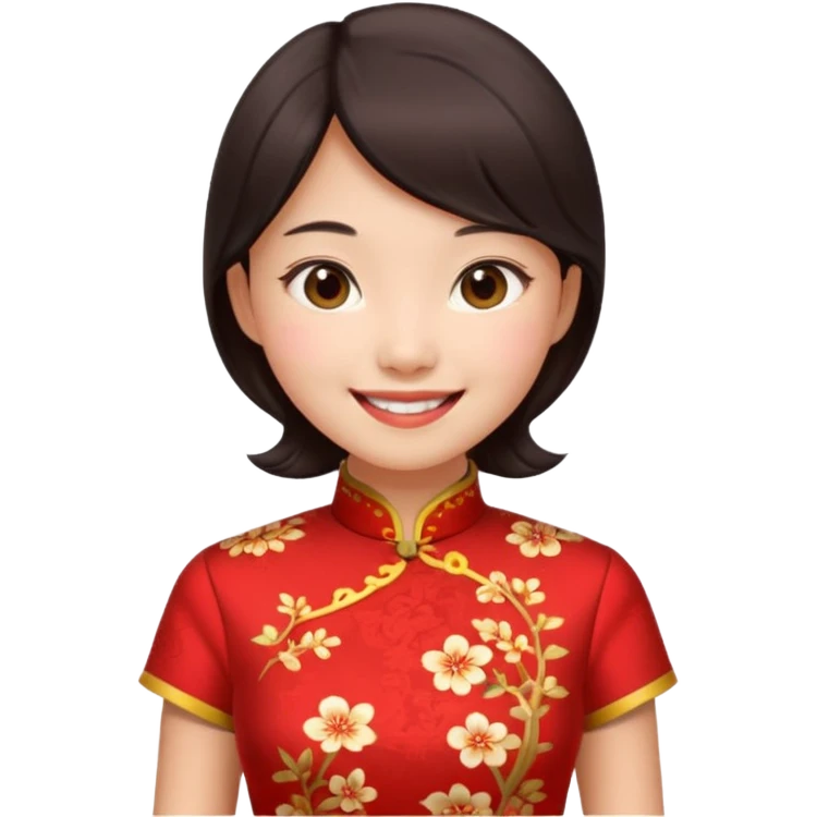 cheongsam girl emoji