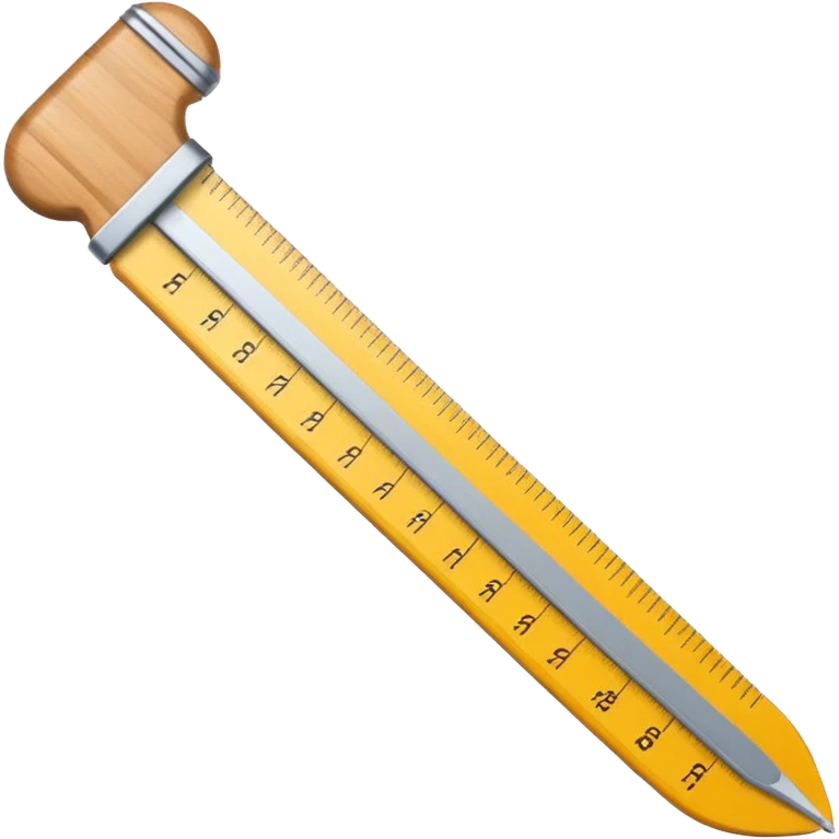 penis made out of a ruler emoji