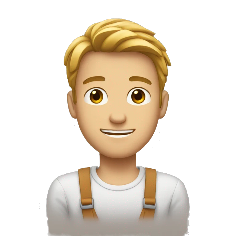 Jeune homme qui fait un v avec une main emoji