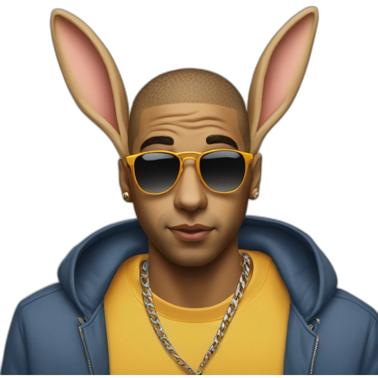 Bad bunny rappeur emoji