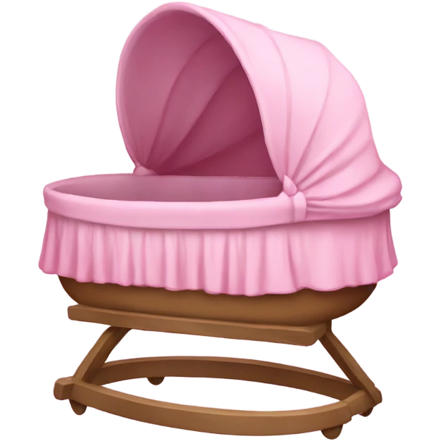 Pink bassinet  emoji