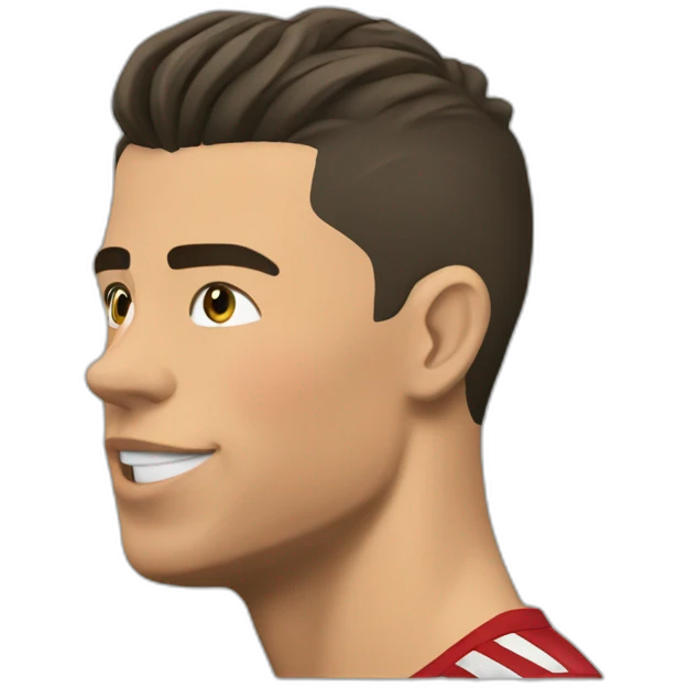 Cristiano Ronaldo kiss emoji