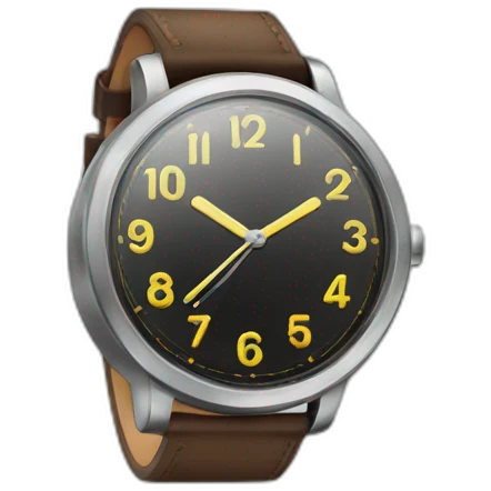 Mirando el reloj emoji