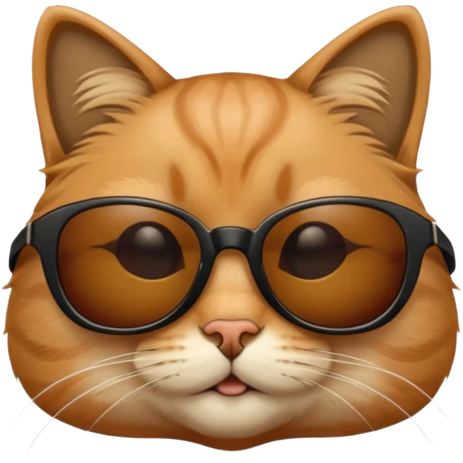 Cat wearing sunglasses emoji