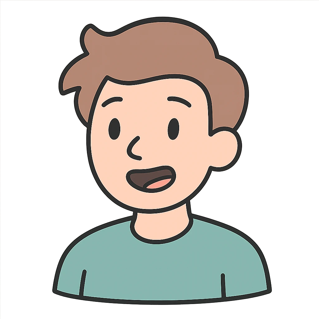 2D default user icon, simple and generic, flat style emoji