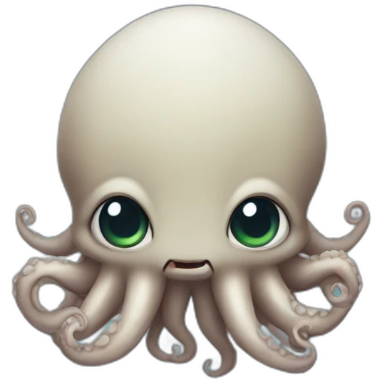 cute kraken cute face feared emoji