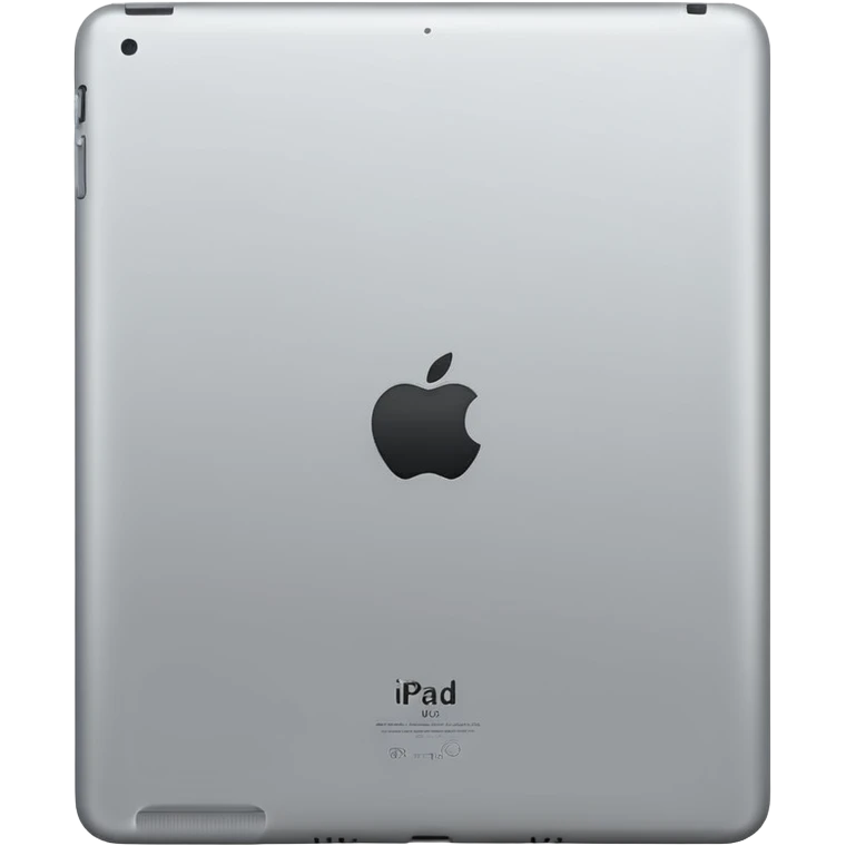 iPad backside emoji