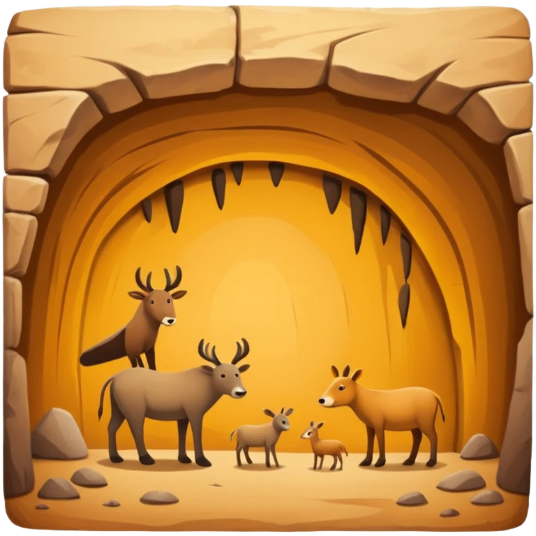 stone age cave art emoji