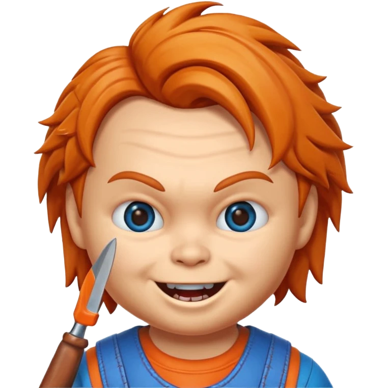 Un emojin de chuky emoji