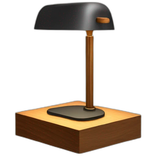 desk lamp modern wood emoji