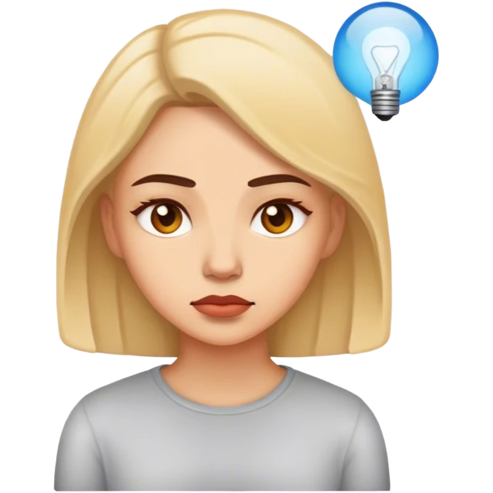 woman thinking emoji