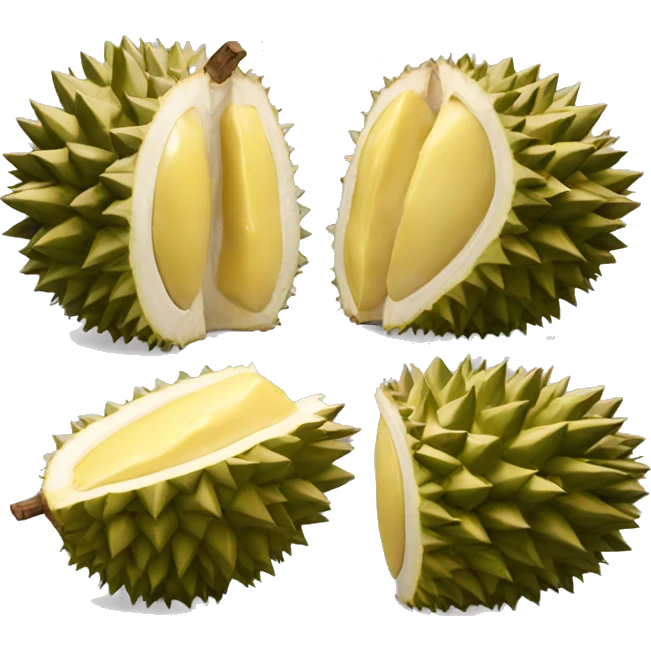 crying durian emoji