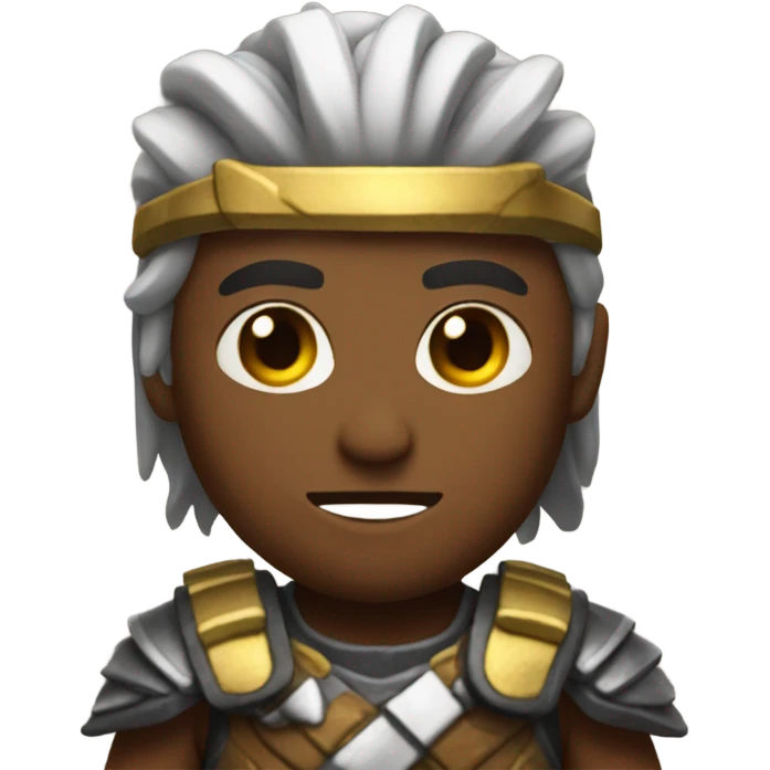Fierce Warrior flex emoji