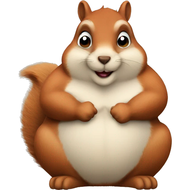 Fat squirrel emoji
