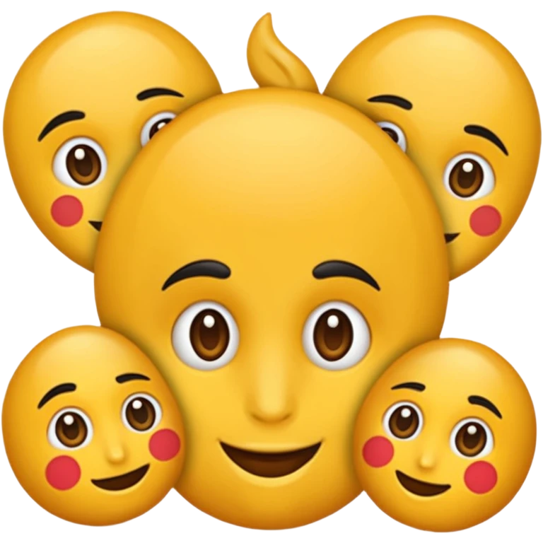 یه استیکر بساز با کلمه رایگان قرمز رنگ emoji