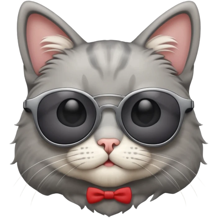 Cat wearing sunglasses emoji