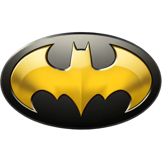 Batman logo emoji