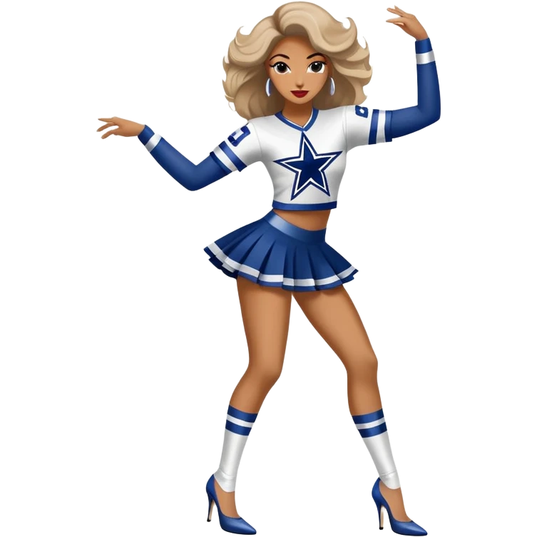 Dallas cowboy dancing in heels emoji