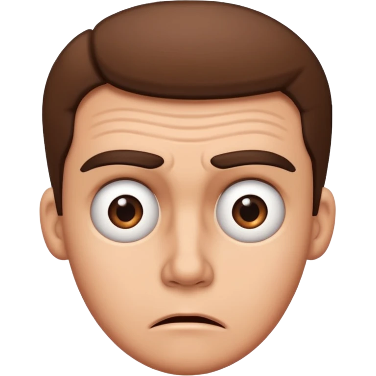 confused looking face emoji