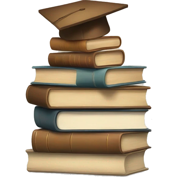 neutral stack of books emoji