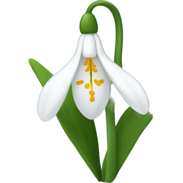 snowdrop emoji