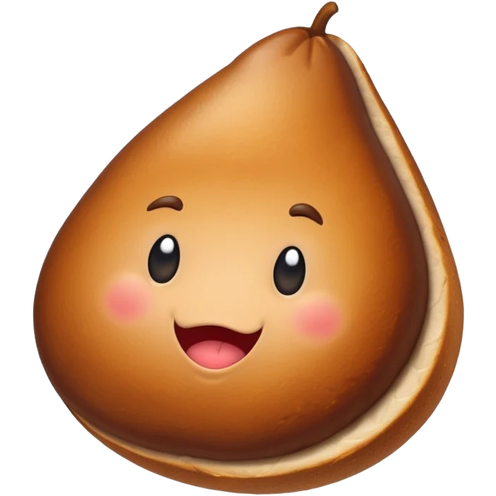Roast beef in the shape of a tear drop emoji
