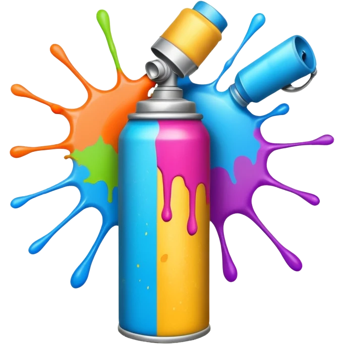 Spray paint emoji