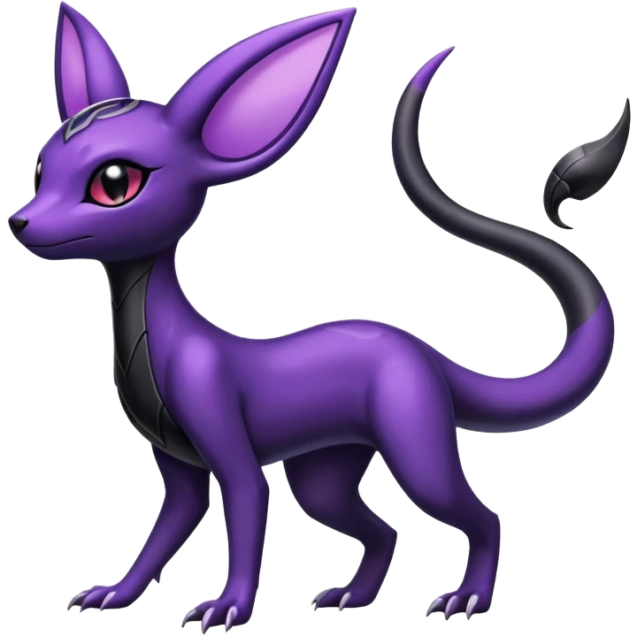 Shiny Salandit-Umbreon-Espeon-Hybrid (Full body) emoji