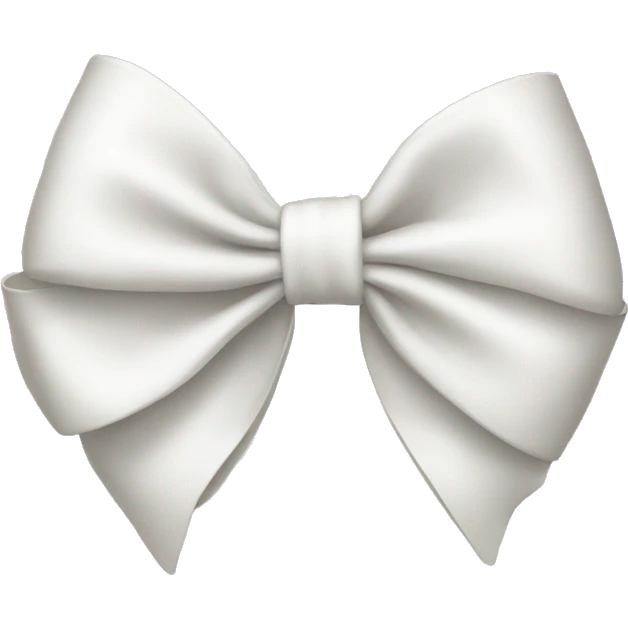 white bow emoji