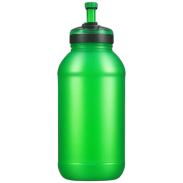 Green waterbottle emoji