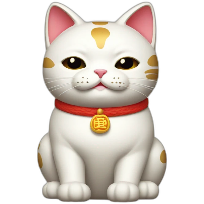 japanese lucky cat emoji