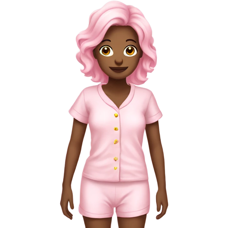 soft pink cute pajamas emoji