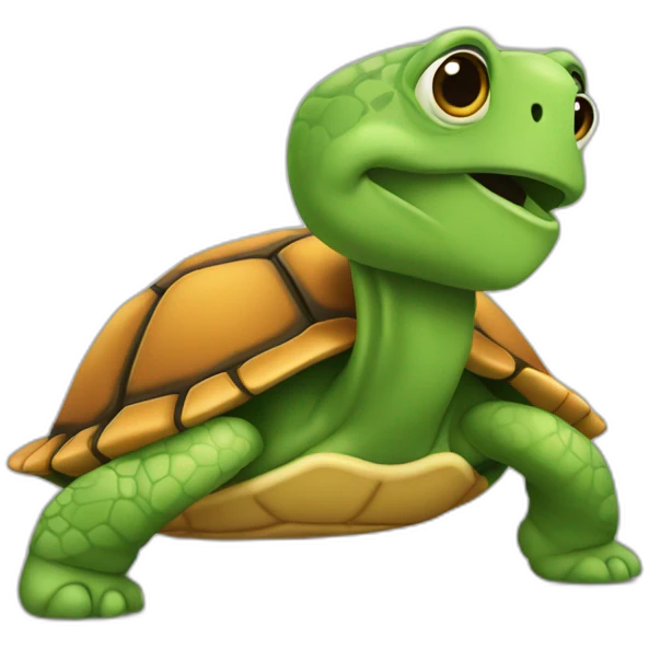 L’autre sur tortue emoji