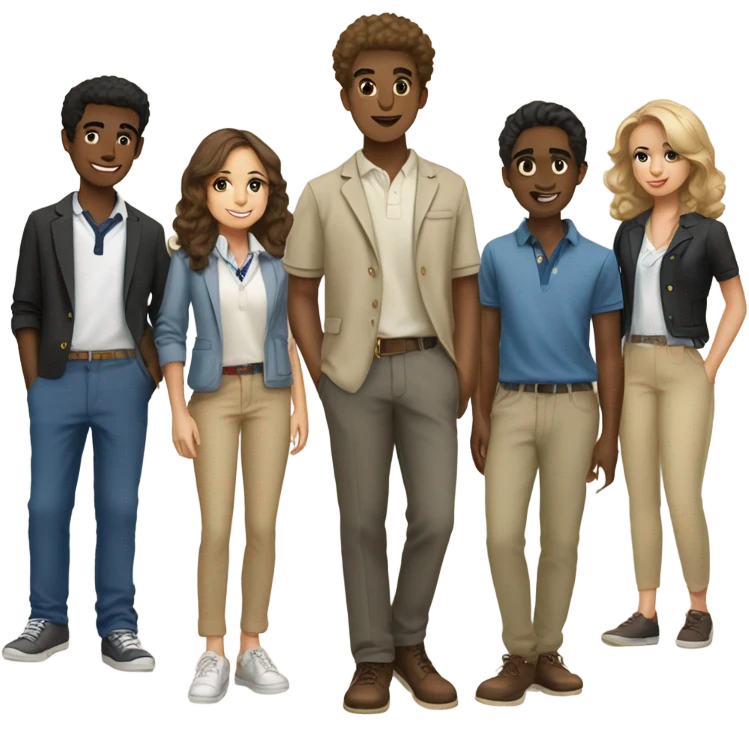Preppy ￼ emoji