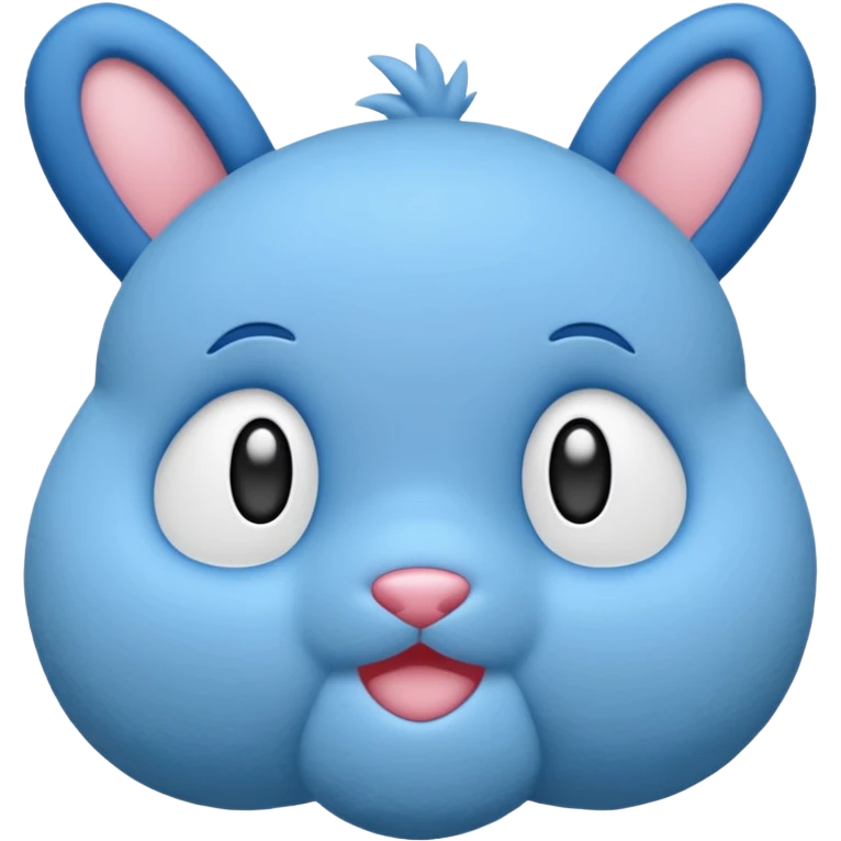 Labubu blue emoji