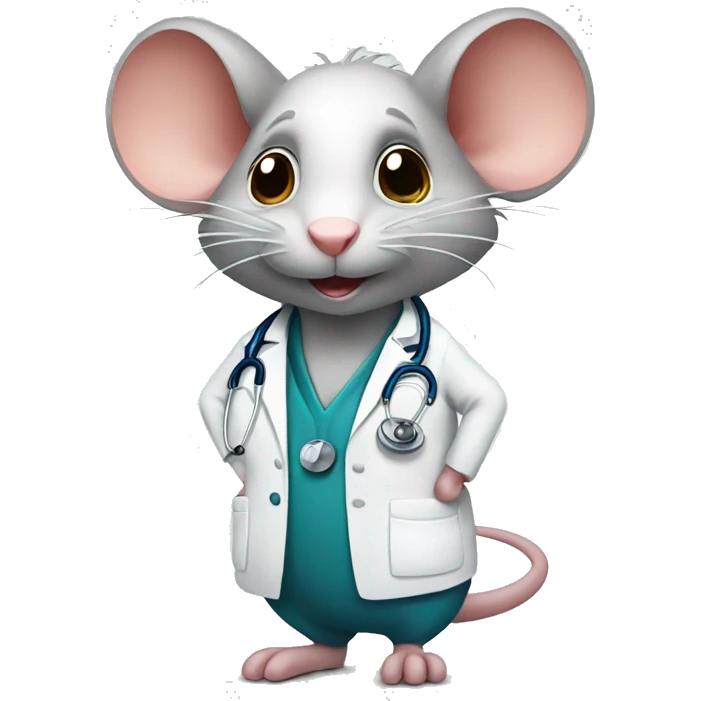 Doctor rat emoji