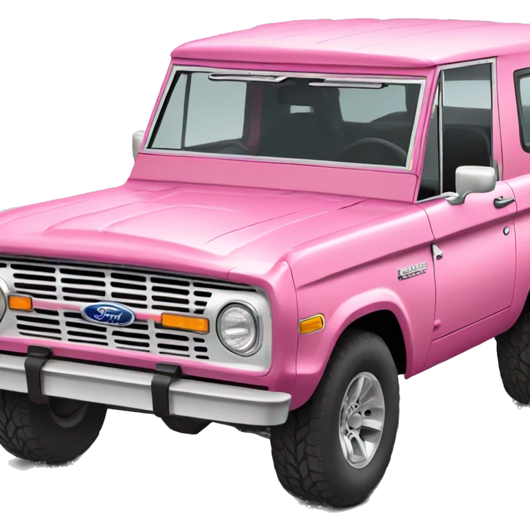 Pink ford bronco emoji