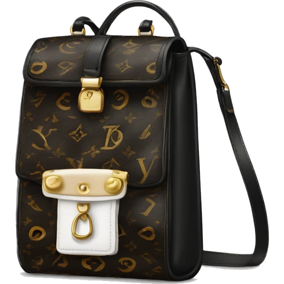 Blach louis vuiton bag emoji